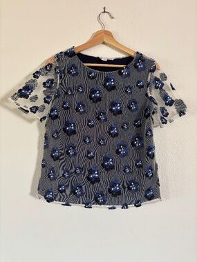 Diane Von Furstenberg mesh top